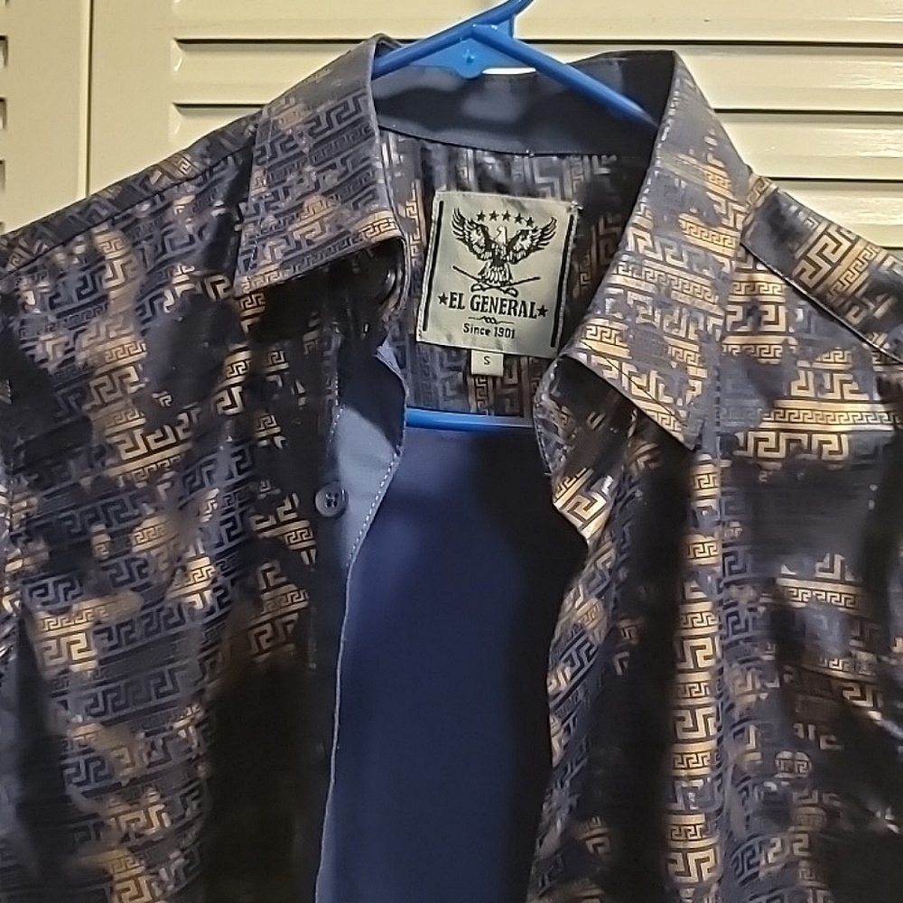 EL General Greek Key Men's long sleeve shirt